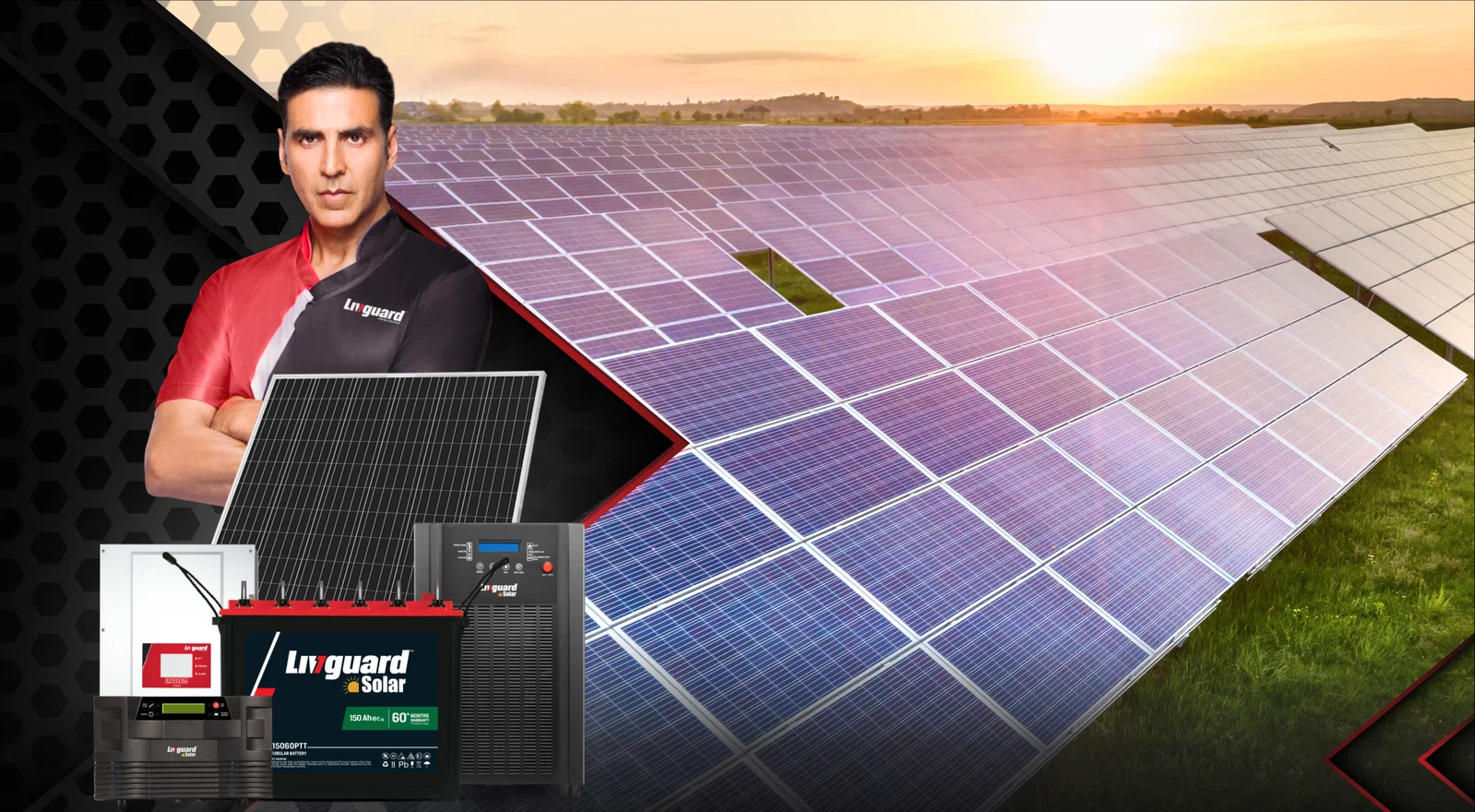 Livguard rooftop solar installation