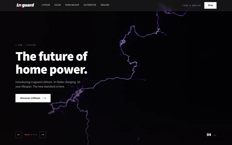 Slide 04 — Lithium composed at desktop width